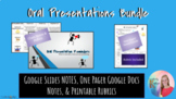 BUNDLE: Oral Presentation Notes, Student Guide, and Rubrics