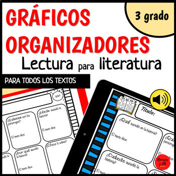 Preview of BUNDLE Organizadores Gráficos Lectura Literatura. 3 Grado | Todos los estándares