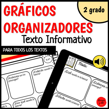 Preview of BUNDLE Organizadores Gráficos Lectura Texto Informativo.2 Grado|Todos estándares