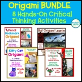 BUNDLE Origami Critical Thinking Activity Hands On 