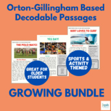 BUNDLE - Orton-Gillingham Based Decodable Passages: Sports