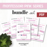 BUNDLE PACK  Montessori Pink Series Jumbled Word Cards for