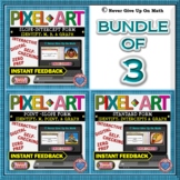 BUNDLE PIXEL ART: Slope Intercept Form, Point Slope Form, 