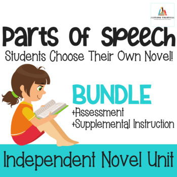 Preview of Teach Parts of Speech with Book Clubs! Bundle w/ Test & Review