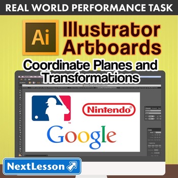 Preview of BUNDLE - Performance Task – Coordinate Planes – Illustrator Artboards