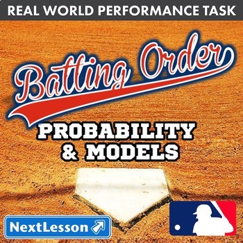 Preview of Bundle G7 Probability & Models - Batting Order Performance Task