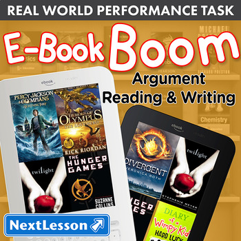 Preview of G7 Argument Reading & Writing - ‘E-Book Boom’ Performance Task