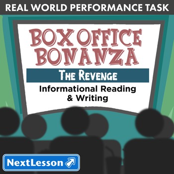 Preview of BUNDLE - Performance Tasks - Info Writing – Box Office Bonanza: Revenge - ELA