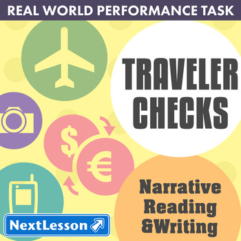 Preview of Bundle G8 Narrative Reading & Writing - ‘Traveler Checks’ Performance Task