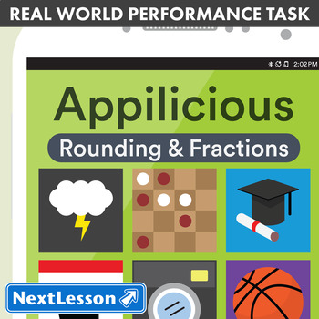 Preview of BUNDLE – Performance Tasks – Rounding & Fractions – Appilicious