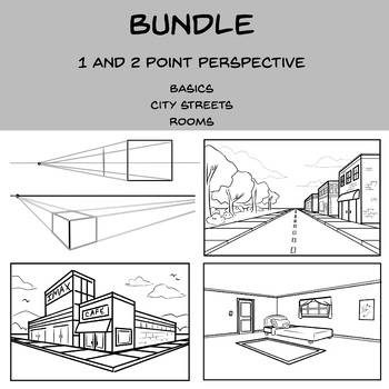 Bundle Perspective 1 And 2 Point City Streets Rooms