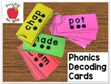 BUNDLE - Phonics Decoding Cards - From Short Vowels to R C