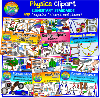 Preview of Physics Clipart (Elementary Standards)