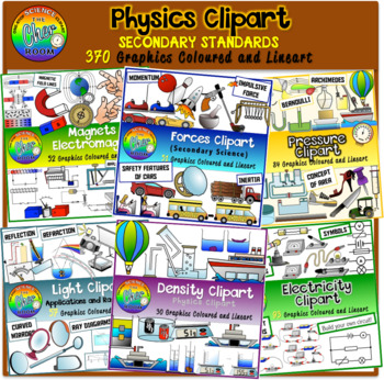 Preview of Physics Clipart (Secondary Standards)