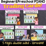 BUNDLE Piano Scales Activity Trading Cards!