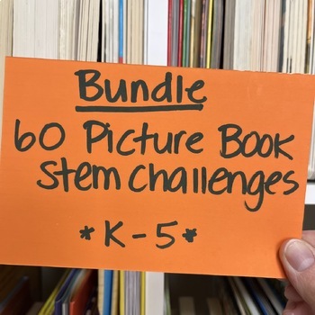 Preview of BUNDLE! Picture Book STEM Challenges! 60 Activities for K-5!
