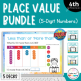 BUNDLE - Place Value (0 to 100 000) - 5-Digit Numbers - Bo