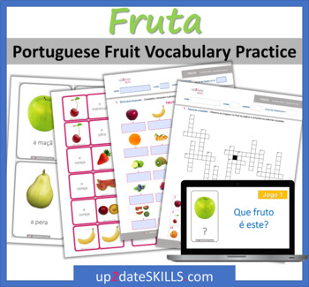 Preview of BUNDLE: Portuguese Fruit - Vocabulary Practice