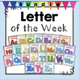 BUNDLE: Preschool "Letter of the Week" Units A-Z
