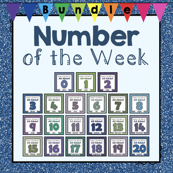 Preview of BUNDLE: Preschool Number of the Week Units | Identification Activities