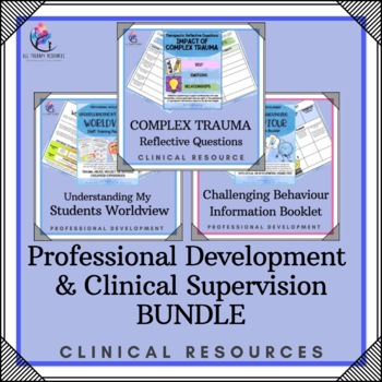 Preview of BUNDLE - Professional Development/Clinical Supervision Counselor