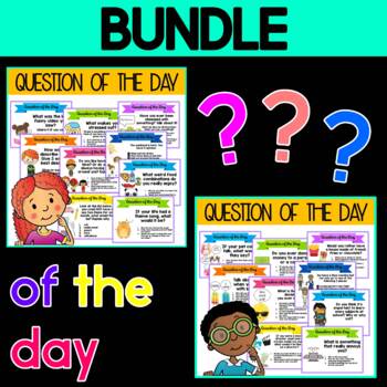 Preview of BUNDLE : Question of the Day - Set 1,2,3