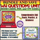 Digital Asking & Answering WH Questions BUNDLE - BOOM CARD