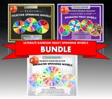 BUNDLE - Random Customizable Spinning Wheels For PowerPoin