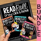 iPad QR Reading Response Dice Game Centers:  Read & Roll BUNDLE