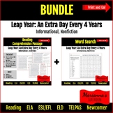 BUNDLE - Reading Comprehension & Word Search - Leap Year: 