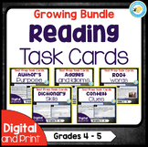BUNDLE | Reading Review Task Cards | Digital + Print