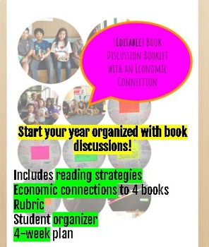 Preview of Reading Strategies, Booklet, Rubric & Social Studies Activities to 4 books