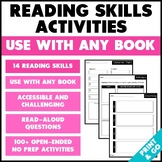 Comprehension & Reading Strategies Graphic Organizers ANY 