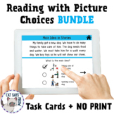 Reading with Picture Choices: BUNDLE! + No Print (Distance