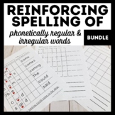 BUNDLE Spelling Practice of Phonetically Regular and Irreg