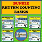 Boom™ Card BUNDLE: Rhythm Counting Basics 8th Notes & Rests - 3+ Rests/Measure