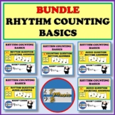 Boom™ Card BUNDLE Rhythm Counting Basics Quarter & 8th Combinations-One 8th Rest