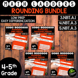 BUNDLE: Rounding Numbers - Sets 7.1-7.4 {Math Ladders}