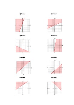 Preview of BUNDLE & SAVE-Linear Equations & Inequalities, Slope  Quiz,Quiz,Trade Cards