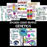 BUNDLE: SCIENCE SCAFFOLDED NOTES/ ANCHOR CHARTS: DNA AND G