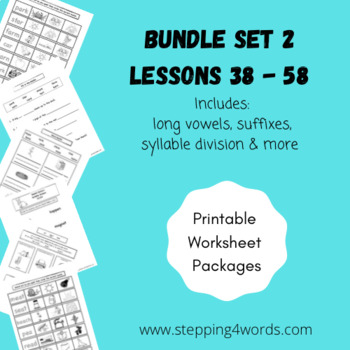 Preview of BUNDLE SET 2: Lesson 38 - 58