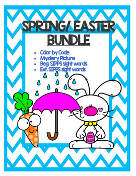 Preview of BUNDLE-SIPPS Beginning&Extension Sight Word Practice- ALL LEVELS (Spring&Easter)