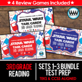SETS 1-3 BUNDLE - STAR READY 3rd Grade Reading Task Cards 