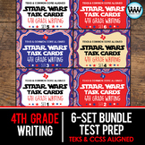 SETS 1-6 BUNDLE 4th Grade STAAR Writing Review Task Cards 