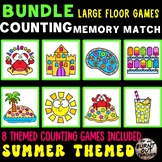 BUNDLE SUMMER BEACH LARGE FLOOR MEMORY COUNT & MATCH GAMES