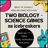 BUNDLE: Science/ Biology GAMES for back to school!