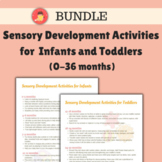 BUNDLE Sensory Development Activities for Infants and Todd