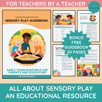 BUNDLE | Sensory Play & Development: Tuff Trays Preschool 5 Senses