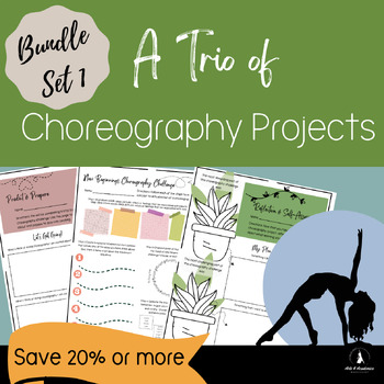Preview of BUNDLE Set 1 of Thematic Choreography Challenge Projects High School 9-12