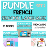 BUNDLE Set 2 BOOM CARDS French Second Language DELF A1 Sales